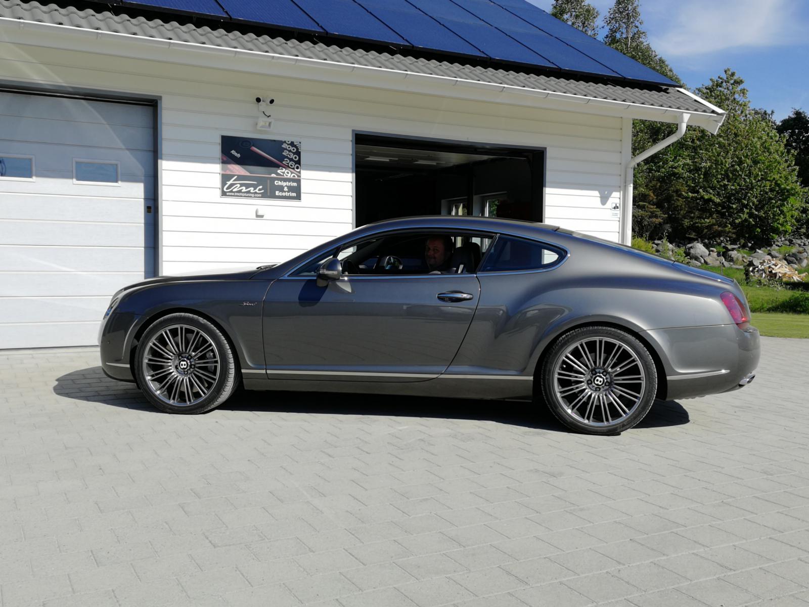 Läs mer om artikeln Bentley Continental GT Speed 6.0 W12 Biturbo + 70 HP / 150 Nm